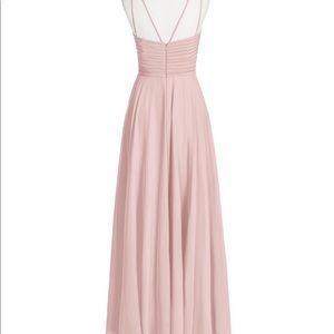 Bridesmaid dusty rose azazie Melinda dress